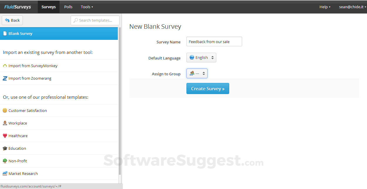 FluidSurveys Small Screenshot 2